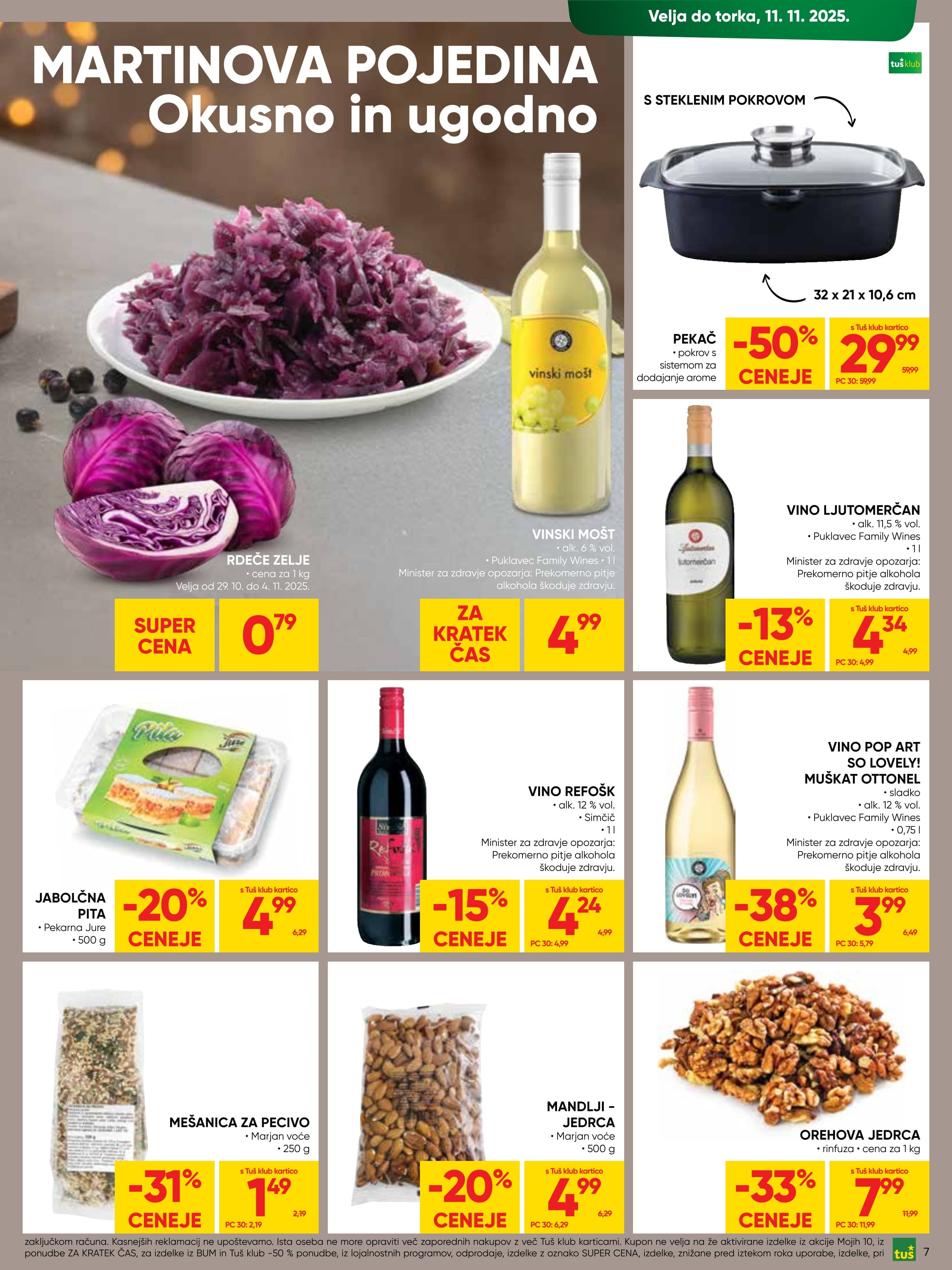 Stran 7. Tuš kataloga - Akcije od 29.10. do 11.11.2025.