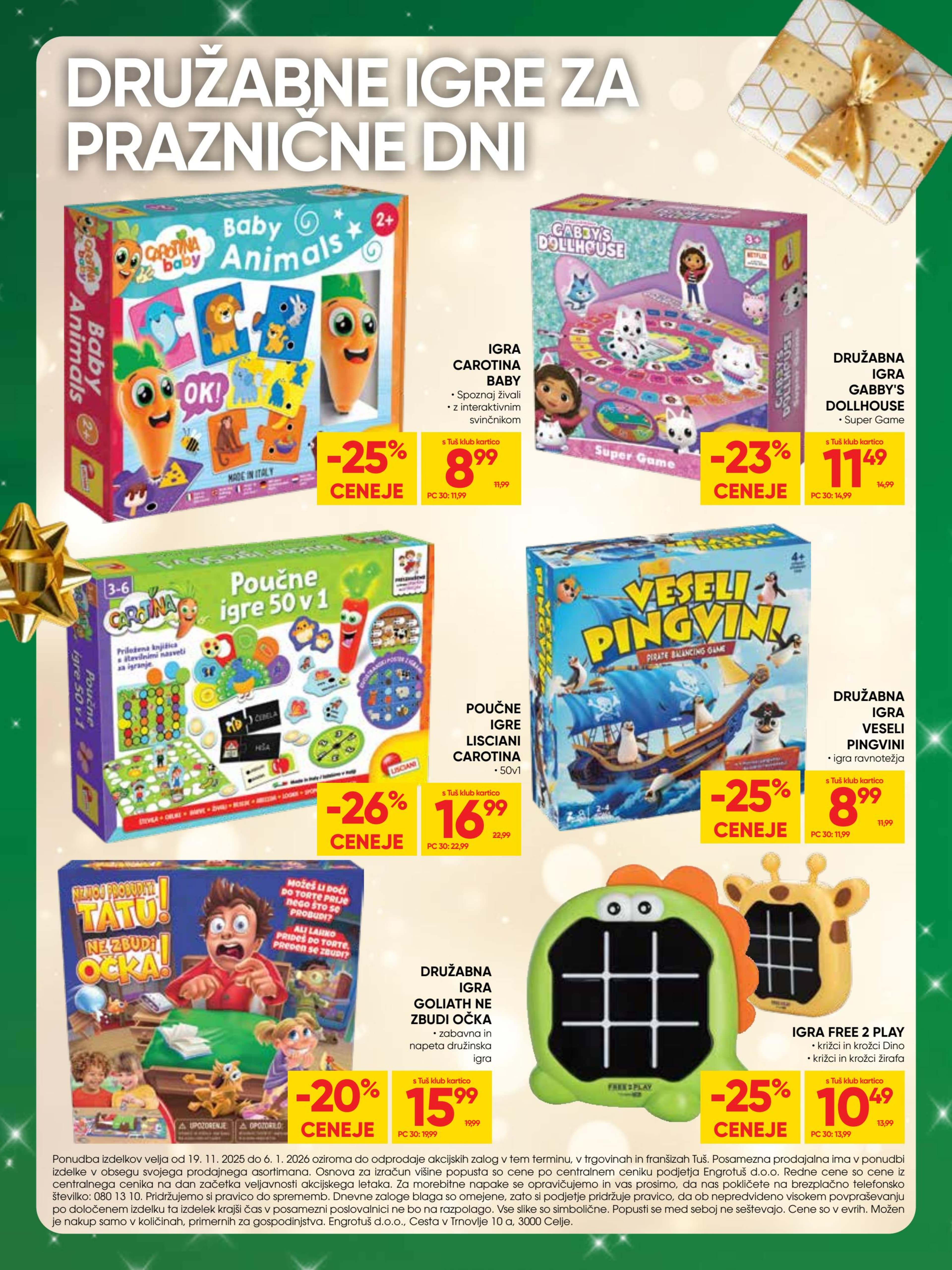 Stran 12. Tuš kataloga - Akcije od 19.11. do 06.01.2026.