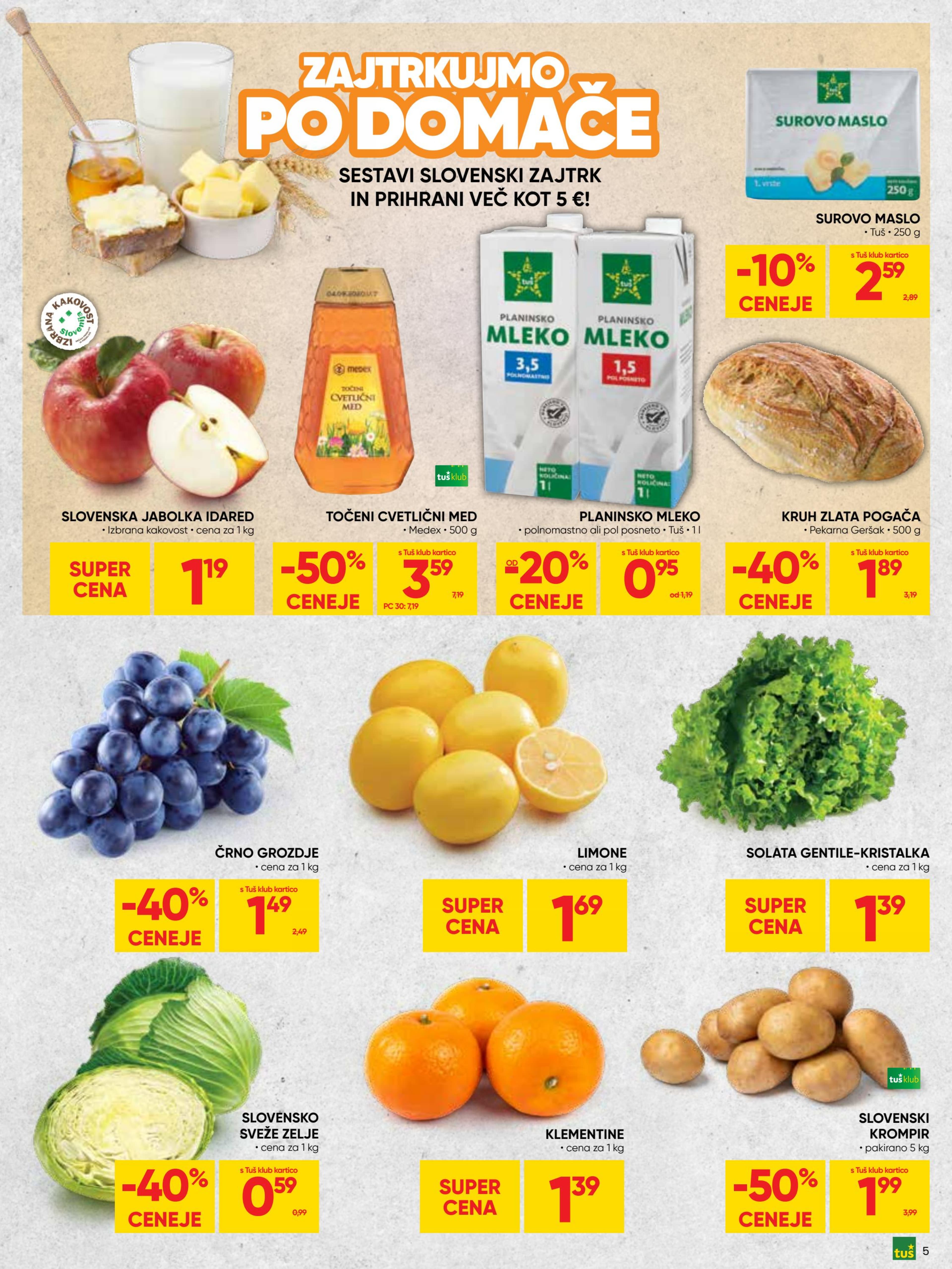 Stran 5. Tuš kataloga - Akcije od 19.11. do 25.11.2025.