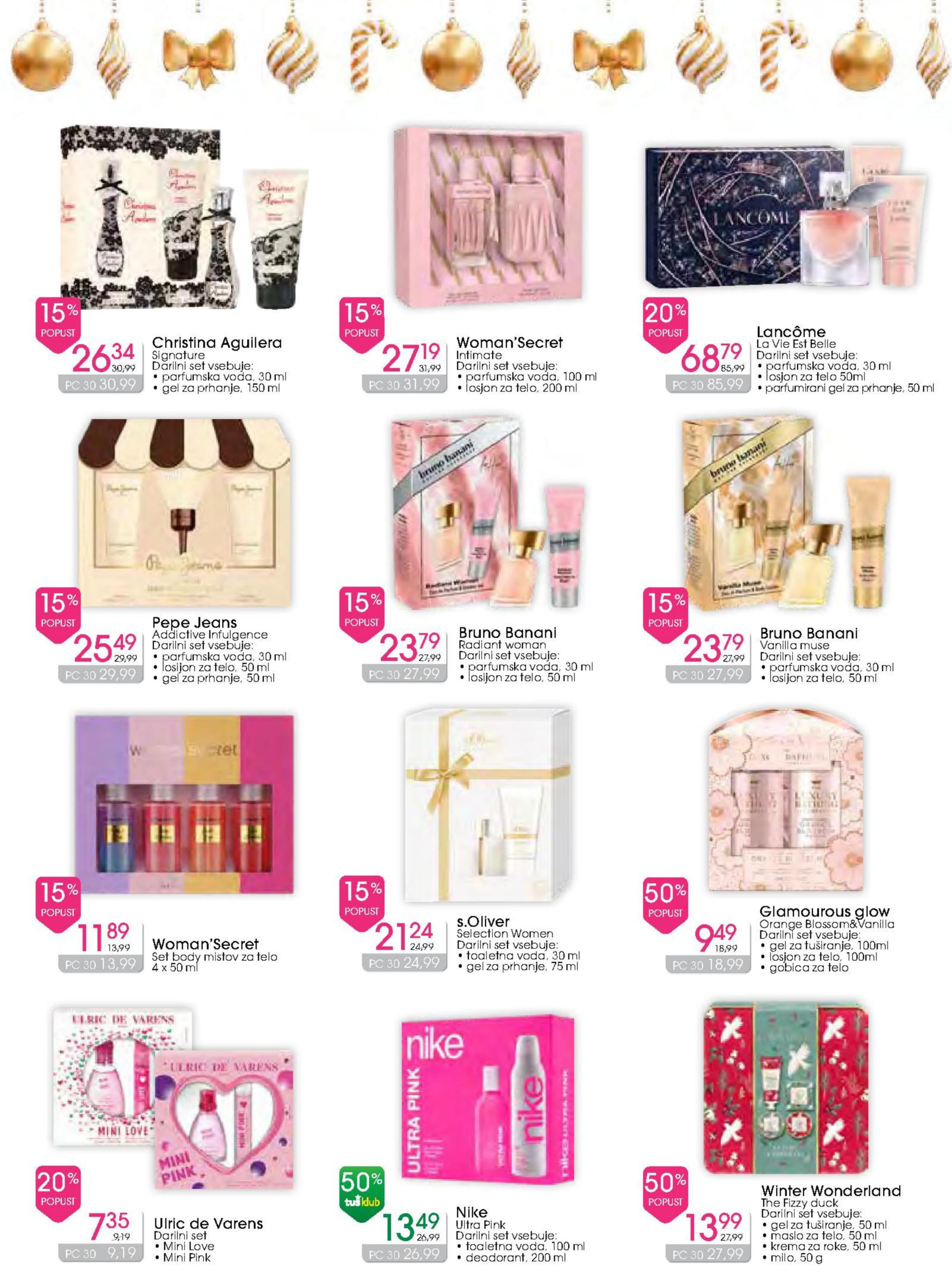 Stran 13. Tuš kataloga - Akcije od 03.12. do 05.01.2026.