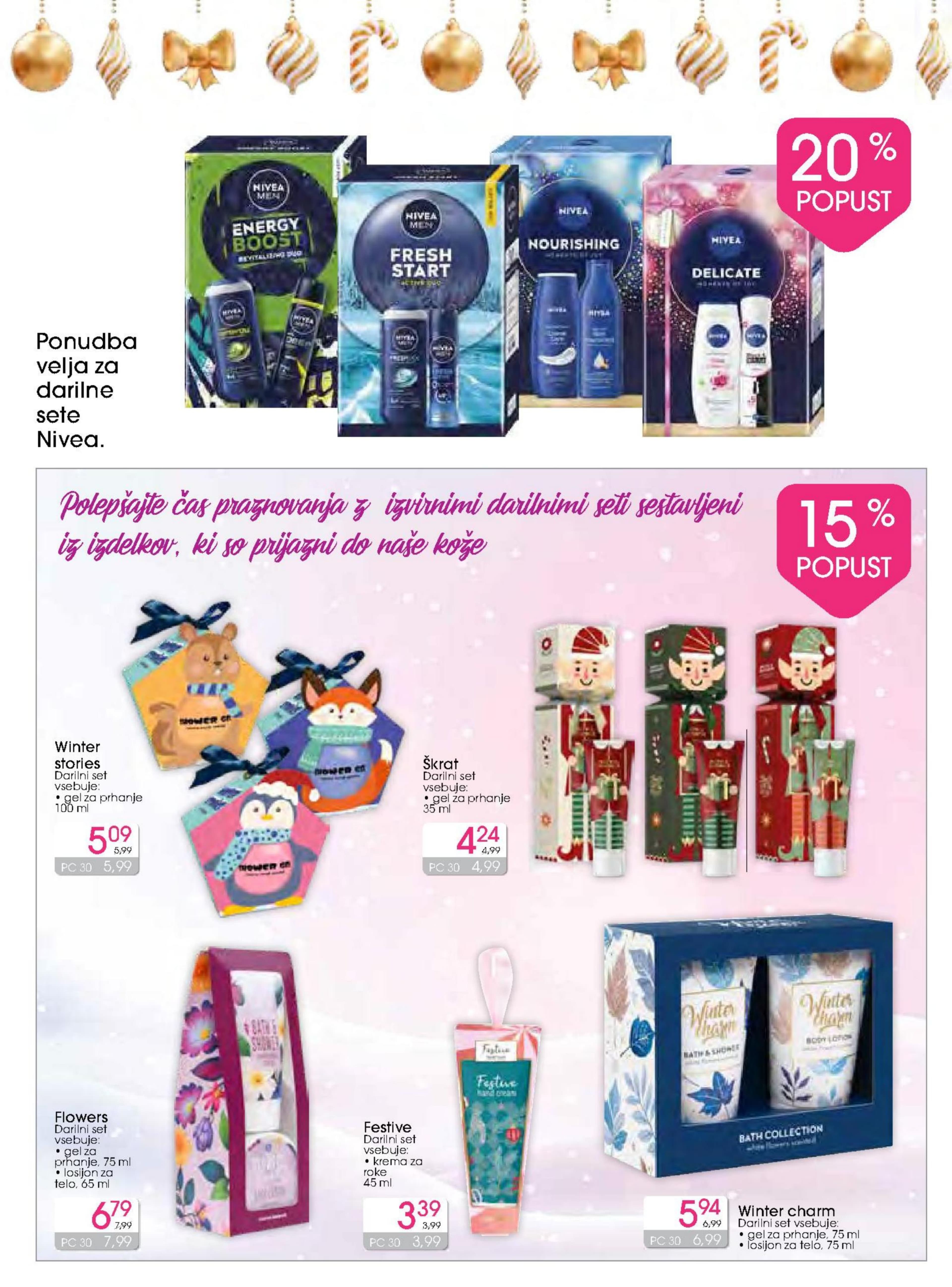 Stran 25. Tuš kataloga - Akcije od 03.12. do 05.01.2026.