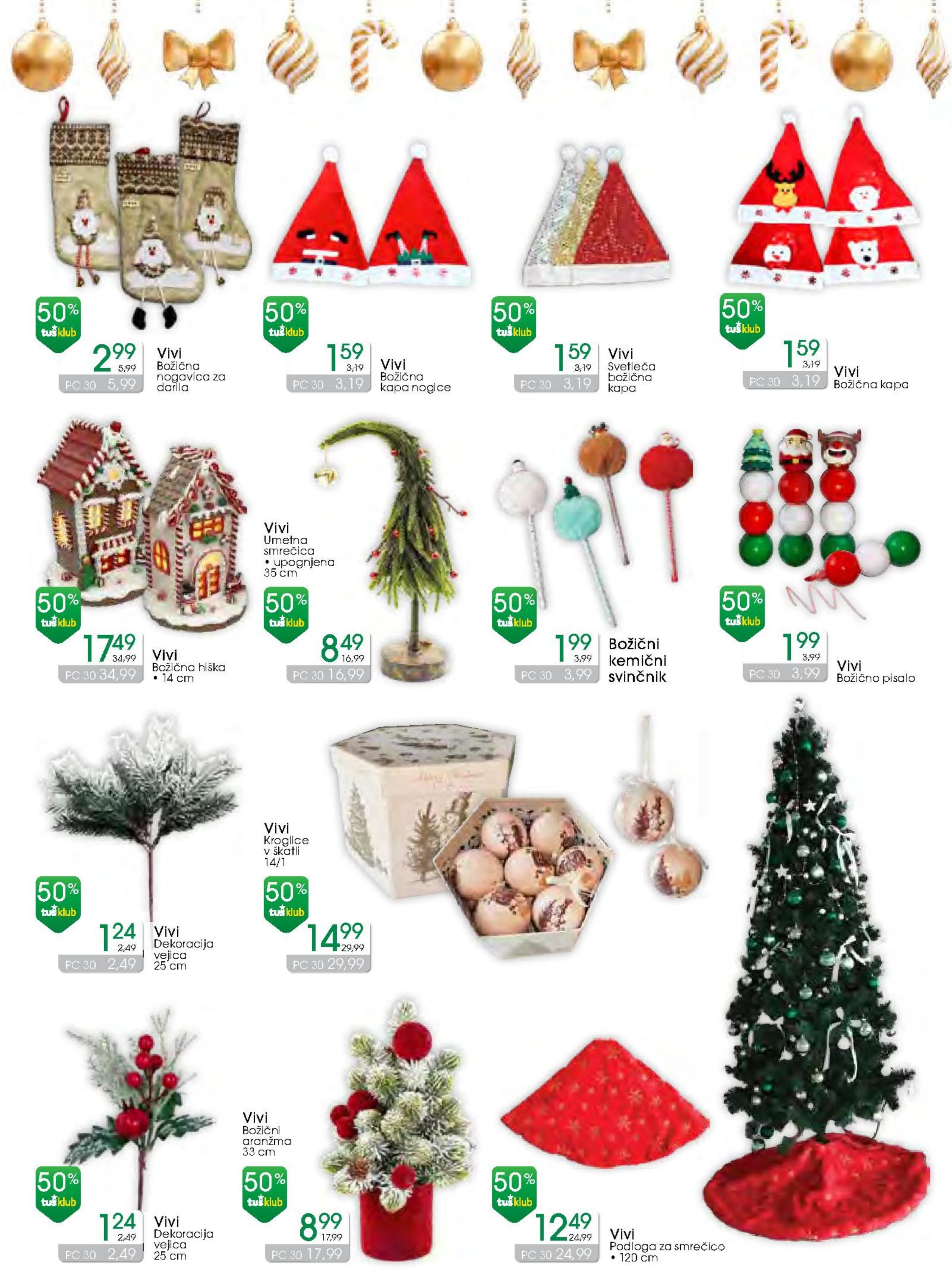 Stran 3. Tuš kataloga - Akcije od 03.12. do 05.01.2026.