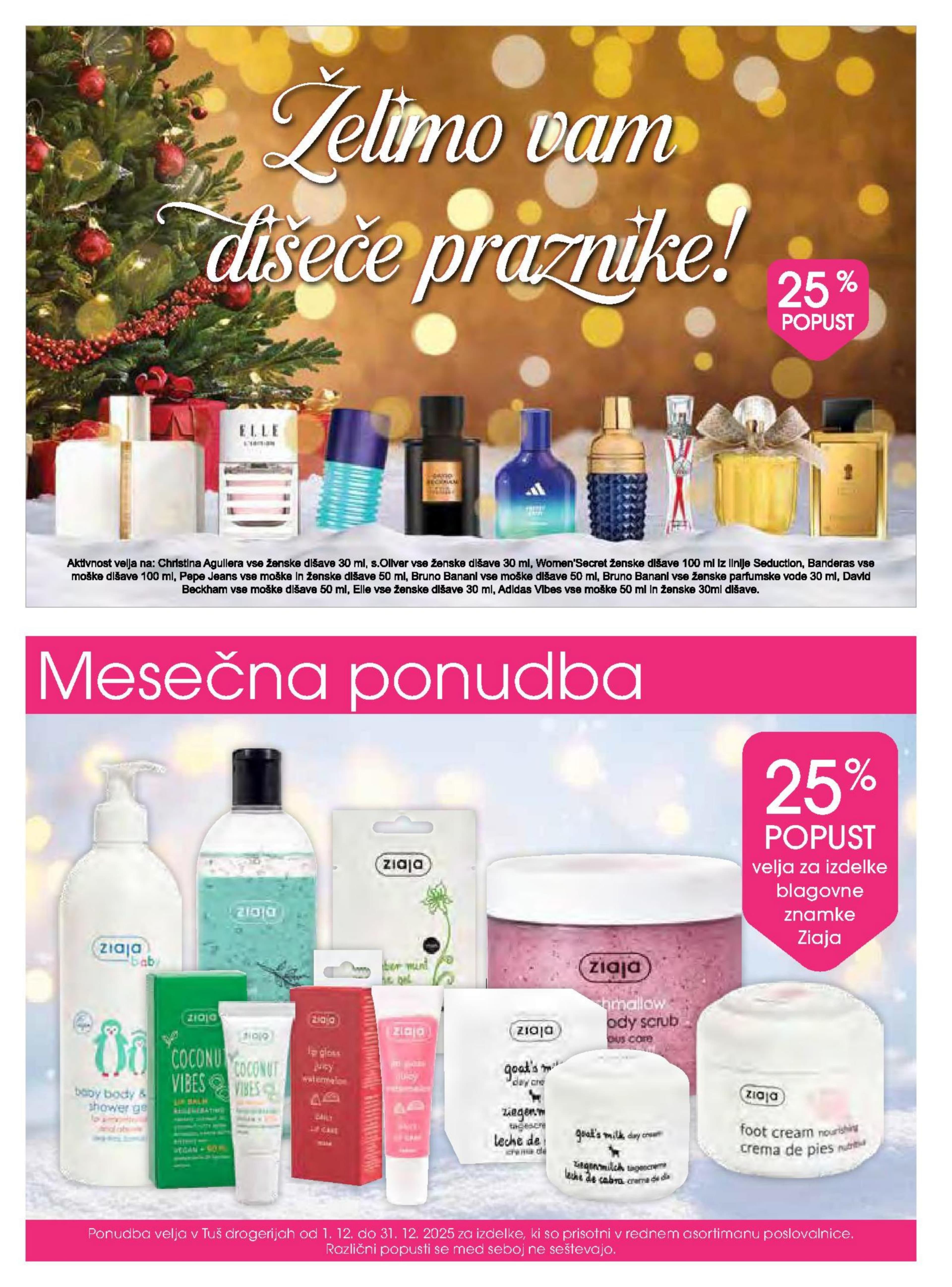 Stran 32. Tuš kataloga - Akcije od 03.12. do 05.01.2026.