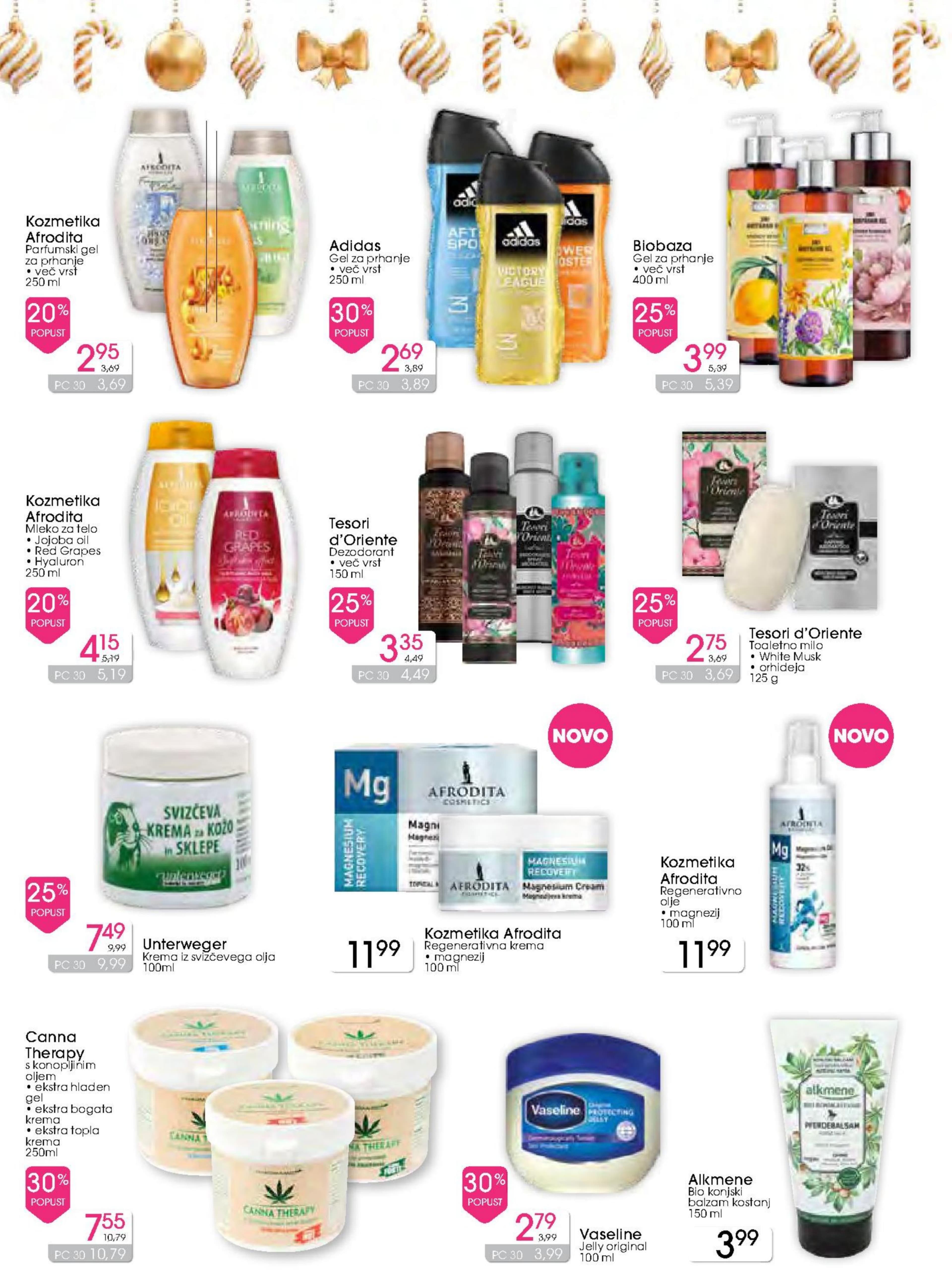 Stran 36. Tuš kataloga - Akcije od 03.12. do 05.01.2026.