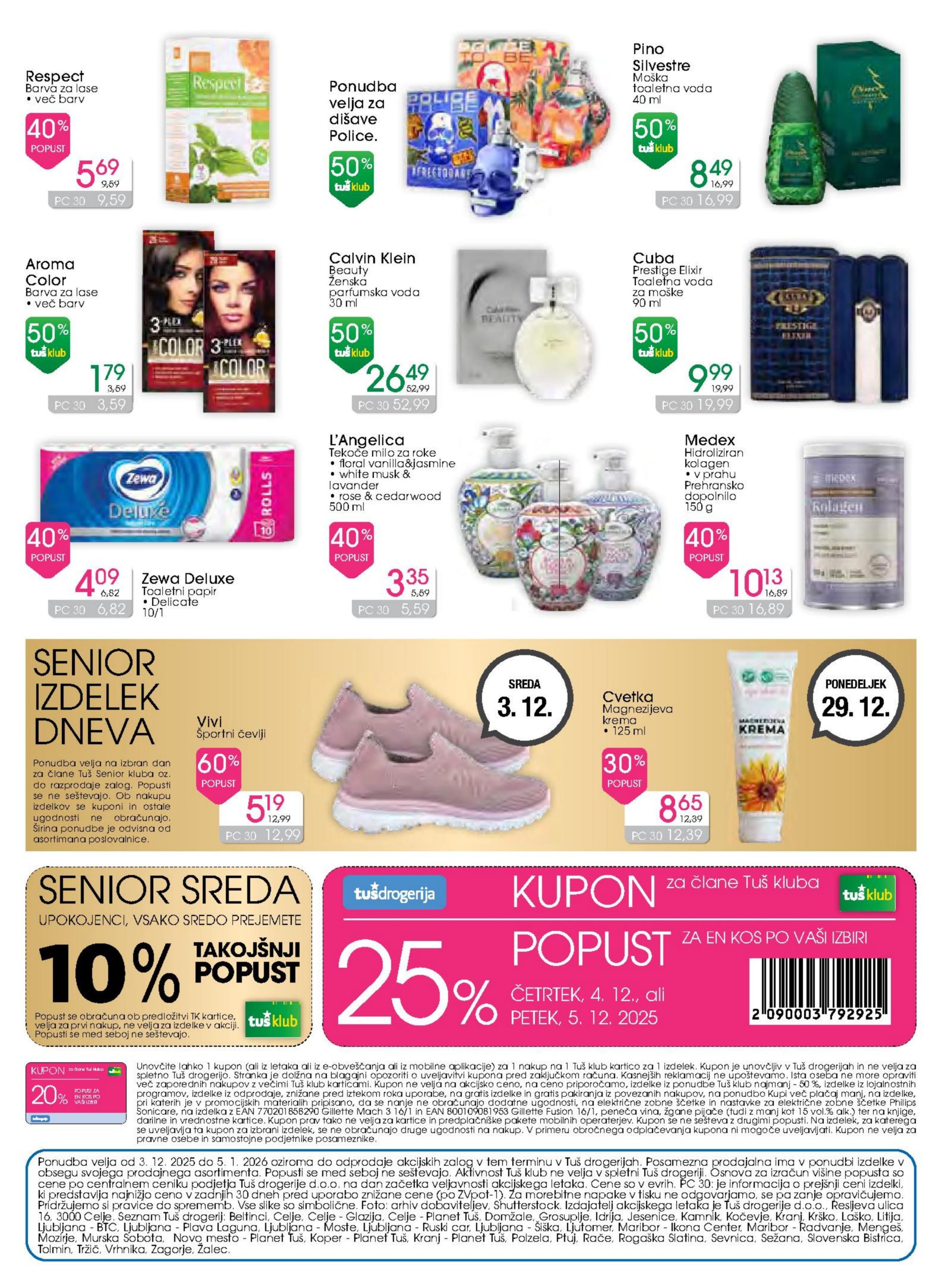 Stran 48. Tuš kataloga - Akcije od 03.12. do 05.01.2026.