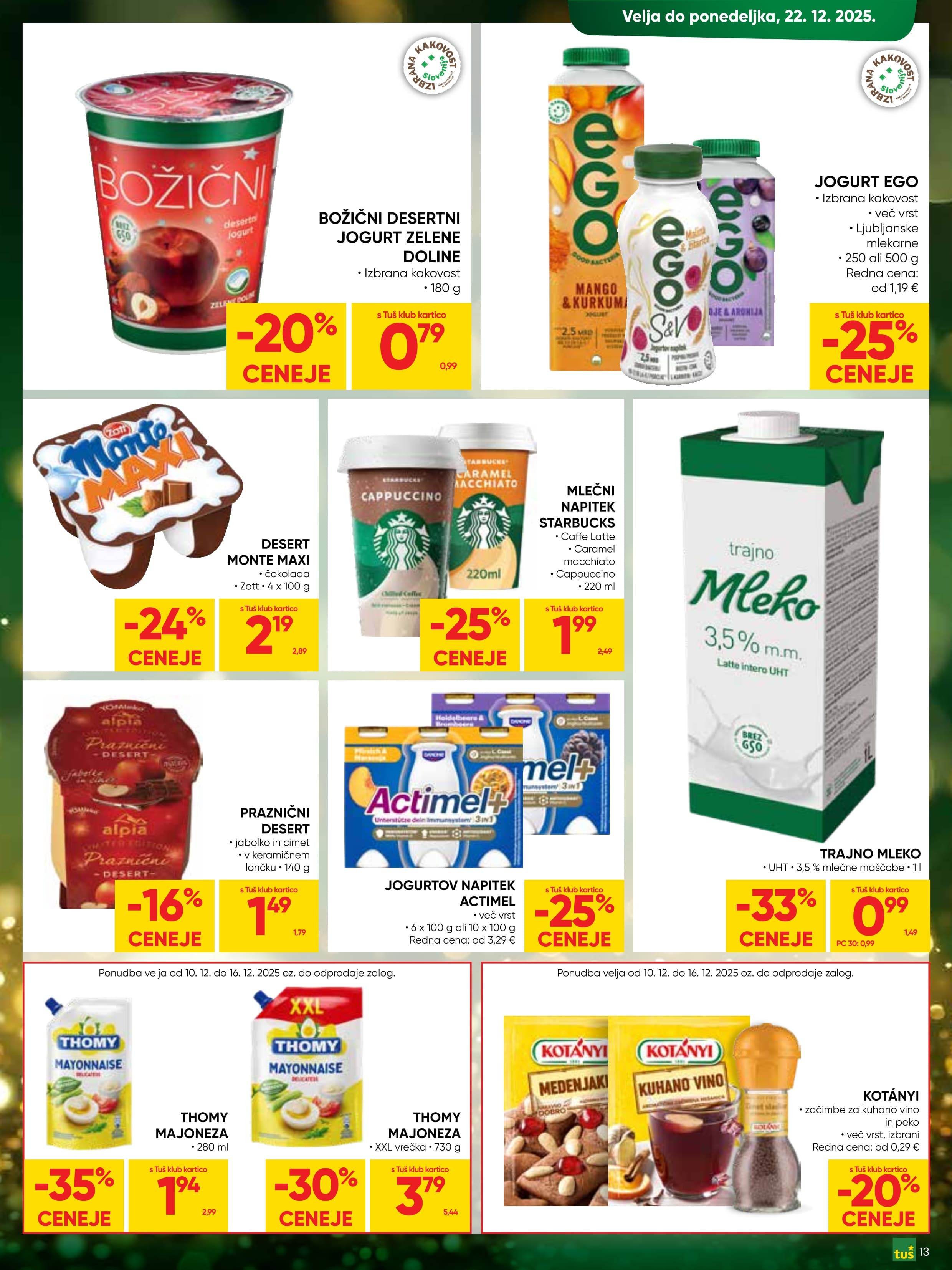Stran 13. Tuš kataloga - Akcije od 10.12. do 22.12.2025.
