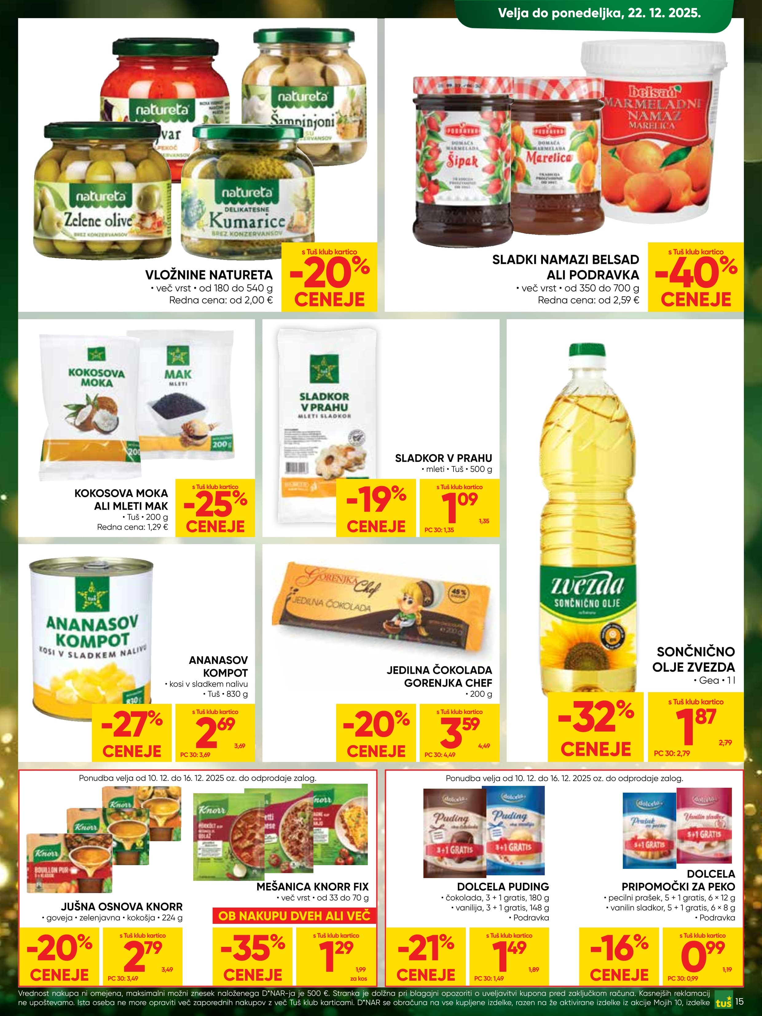 Stran 15. Tuš kataloga - Akcije od 10.12. do 22.12.2025.