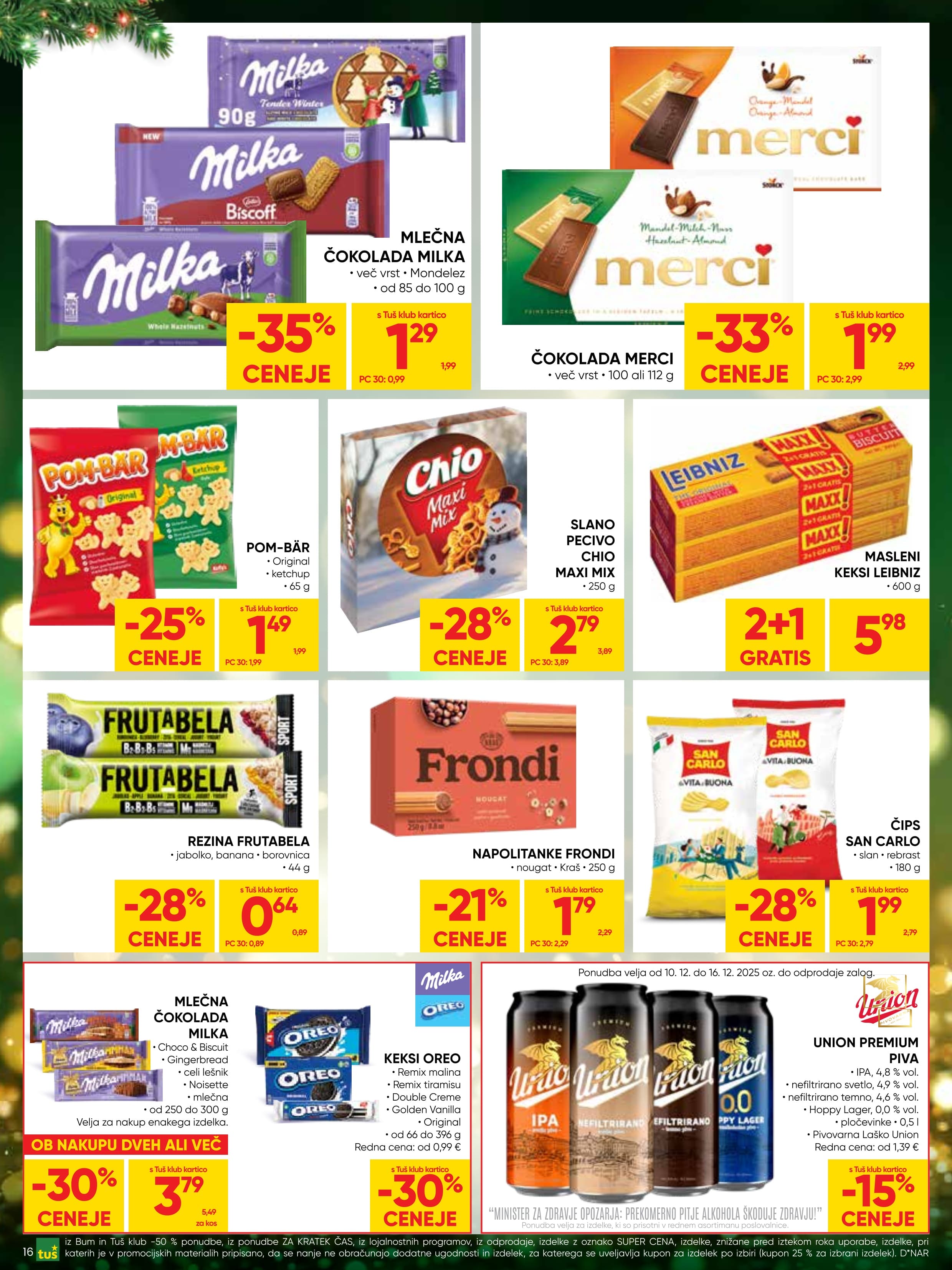 Stran 16. Tuš kataloga - Akcije od 10.12. do 22.12.2025.