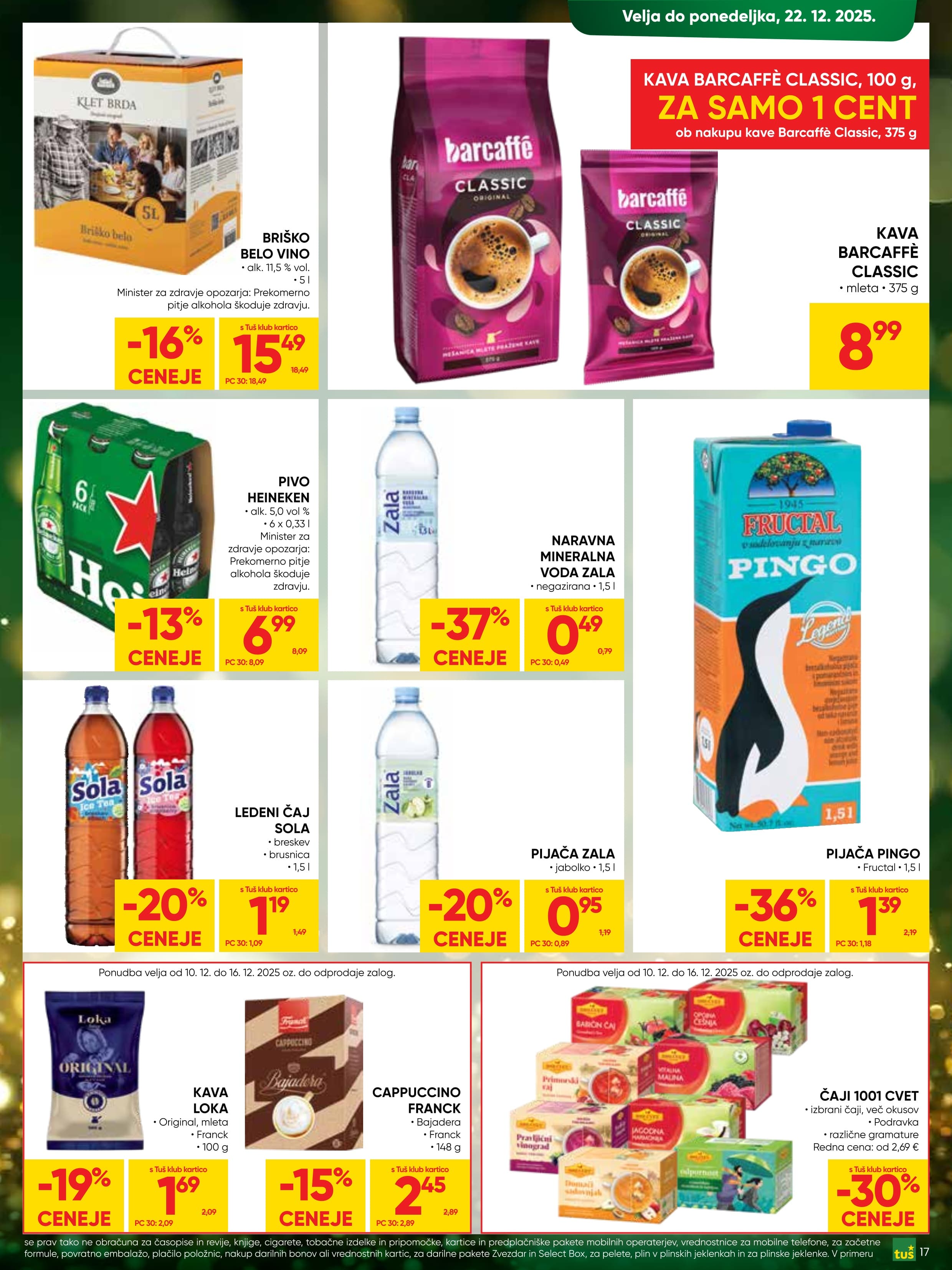 Stran 17. Tuš kataloga - Akcije od 10.12. do 22.12.2025.