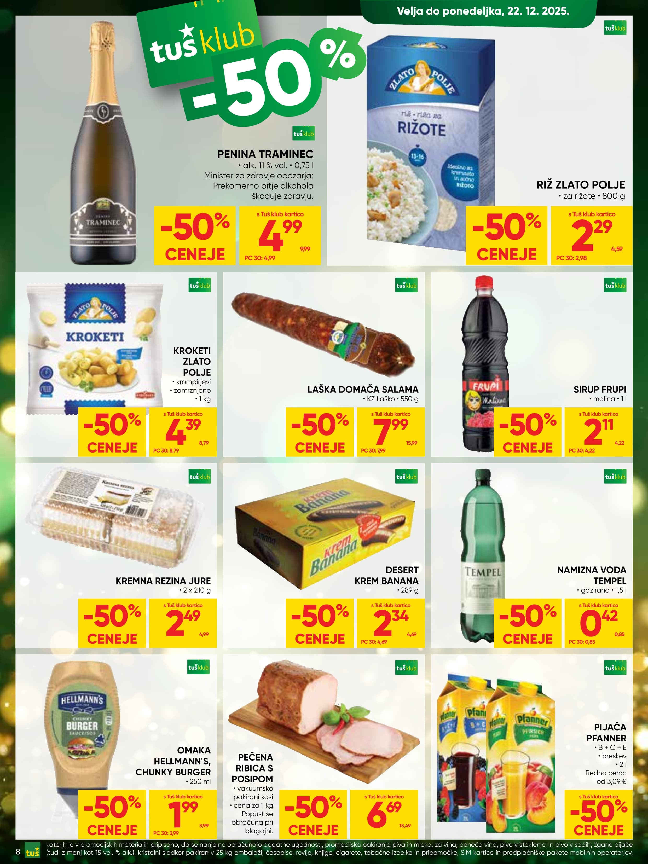 Stran 8. Tuš kataloga - Akcije od 10.12. do 22.12.2025.