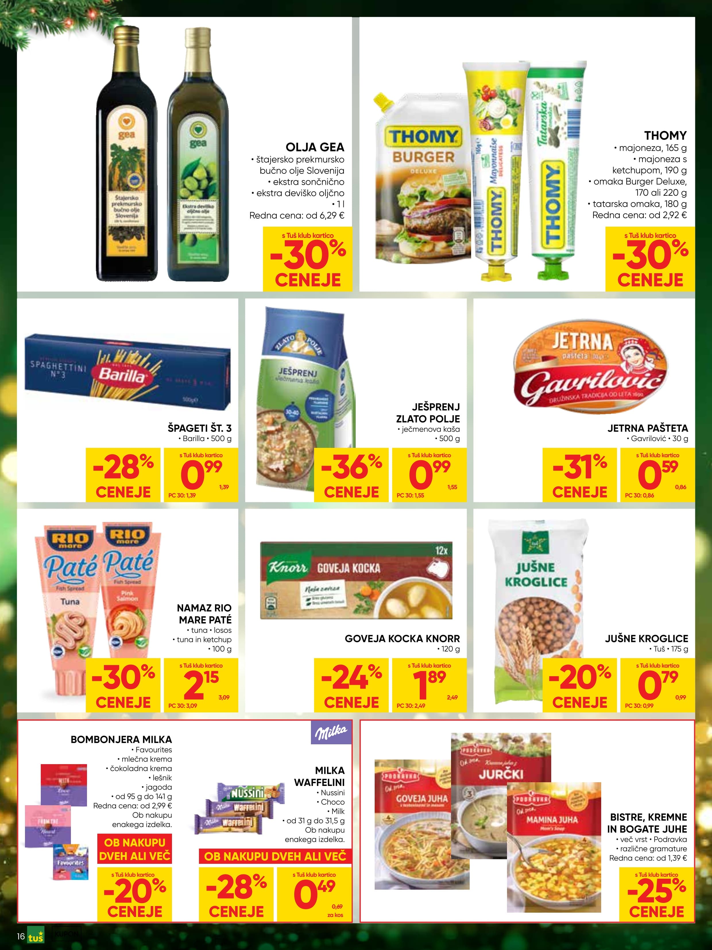 Stran 16. Tuš kataloga - Akcije od 17.12. do 22.12.2025.