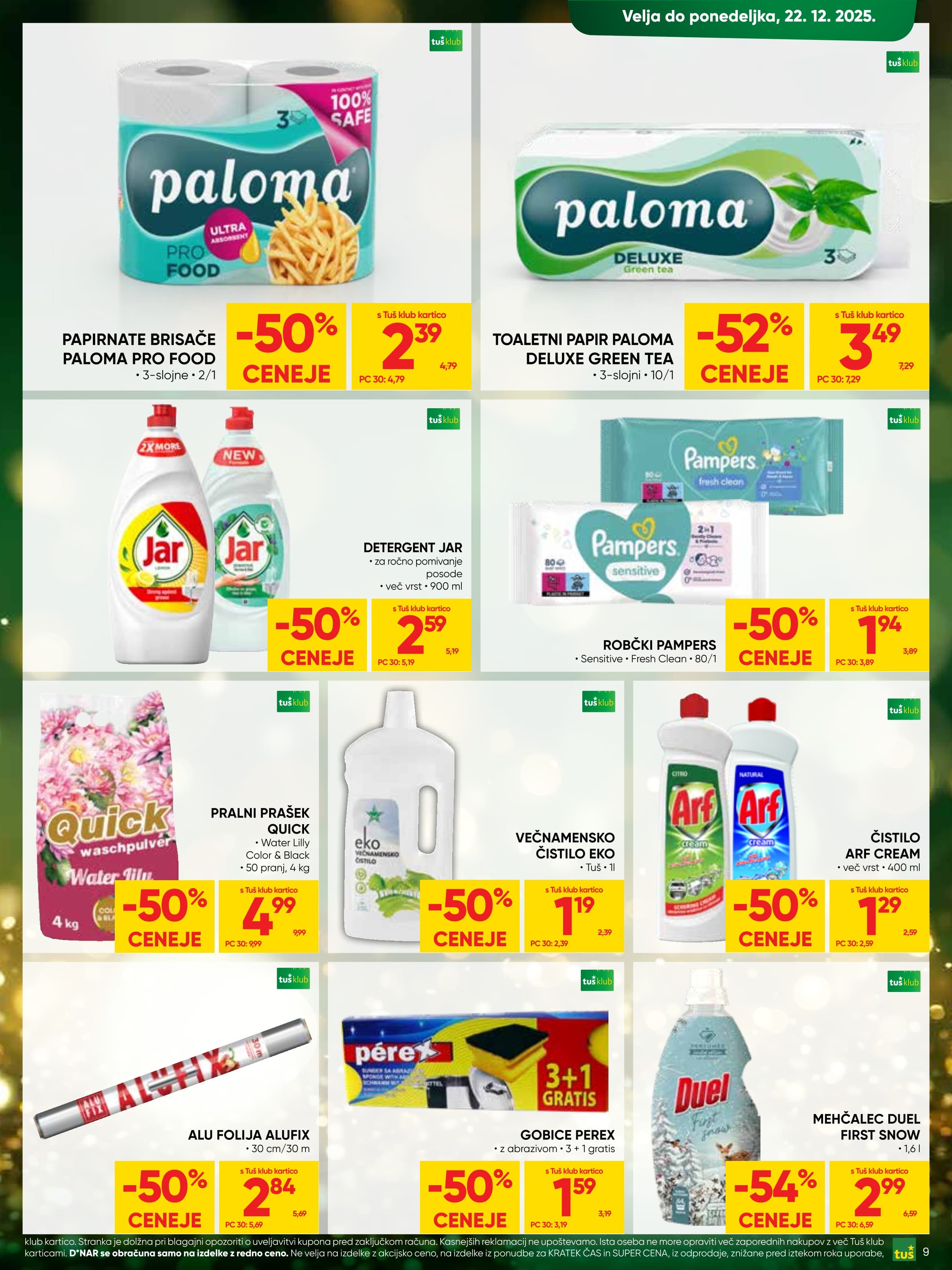 Stran 9. Tuš kataloga - Akcije od 17.12. do 22.12.2025.