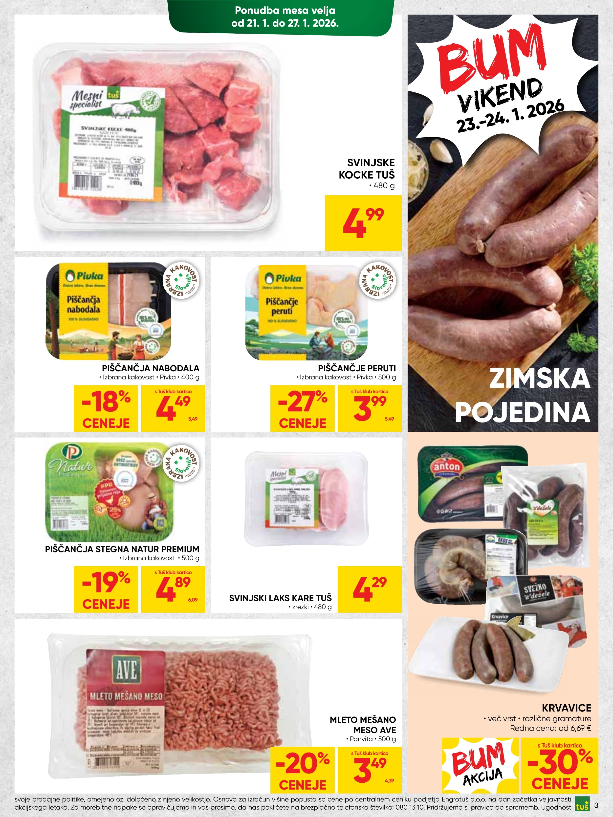 Stran 3. Tuš kataloga - Akcija