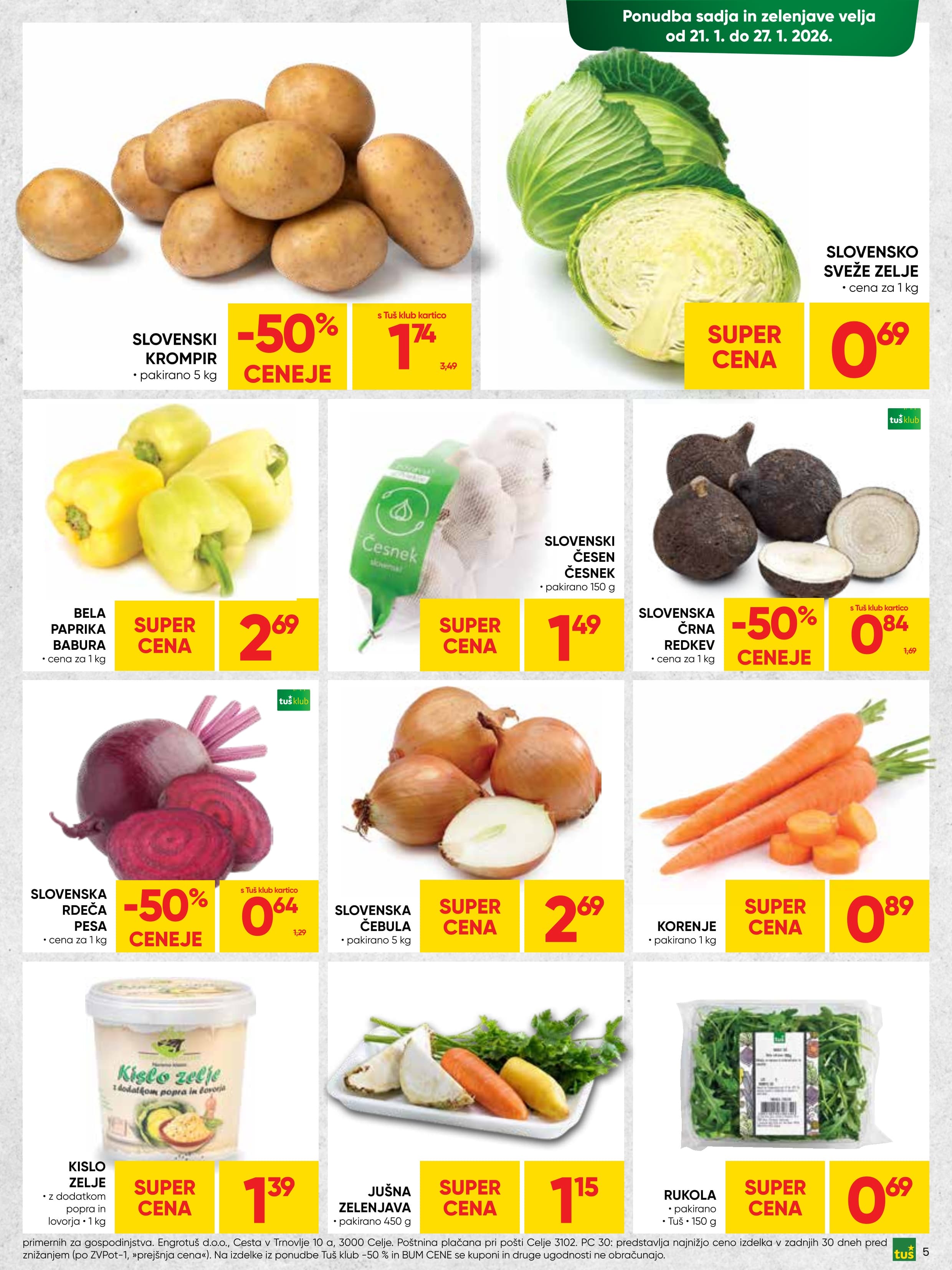 Stran 5. Tuš kataloga - Akcija