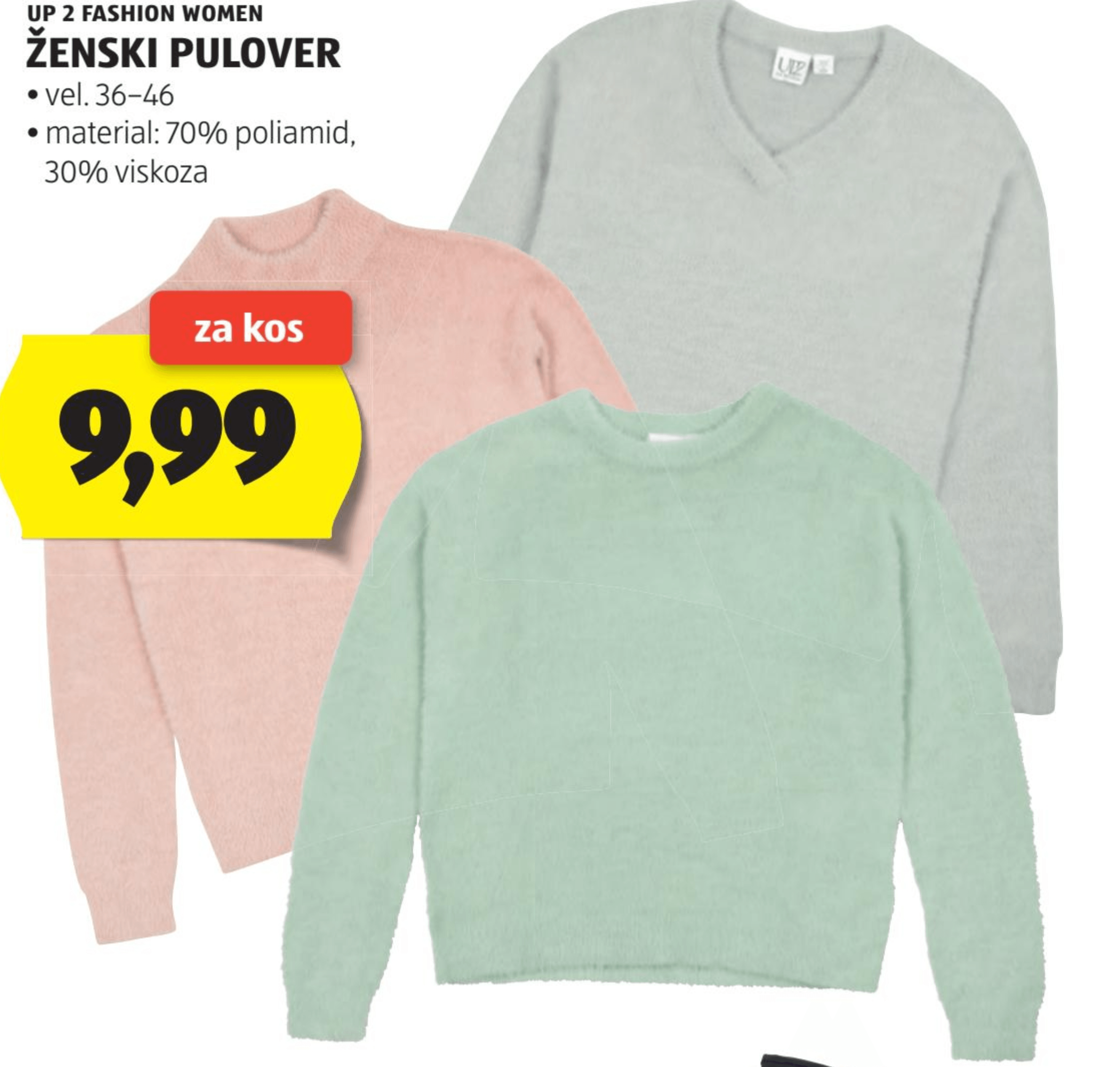 UP 2 FASHION WOMEN Ženski pulover