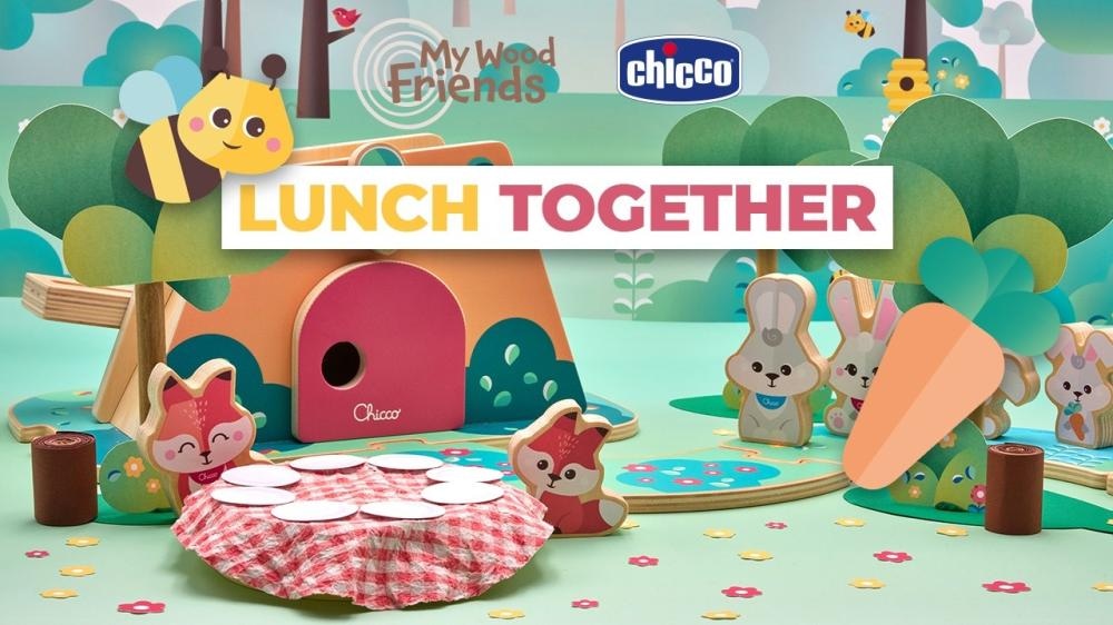 Chicco My Wood Friends Lisičja luknja