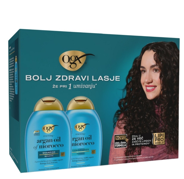OGX Bolj zdravi lasje darilna garnitura - Akcija v trgovini Mercator