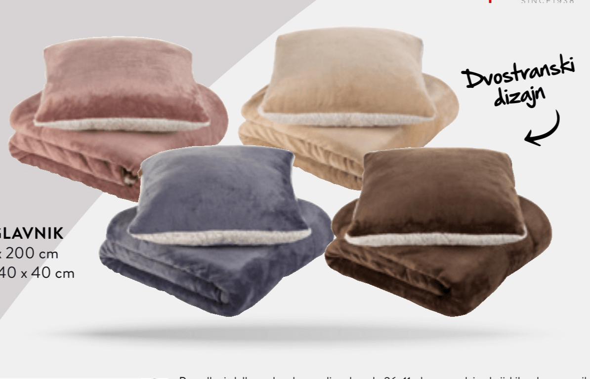 Set odeja in vzglavnik