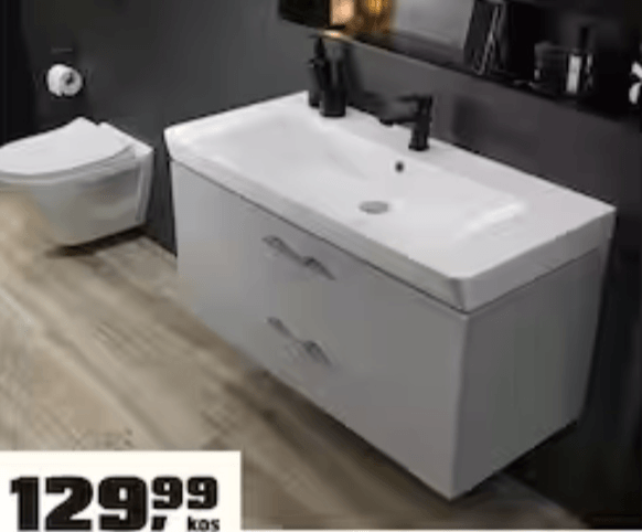 Kopalniška omarica z umivalnikom