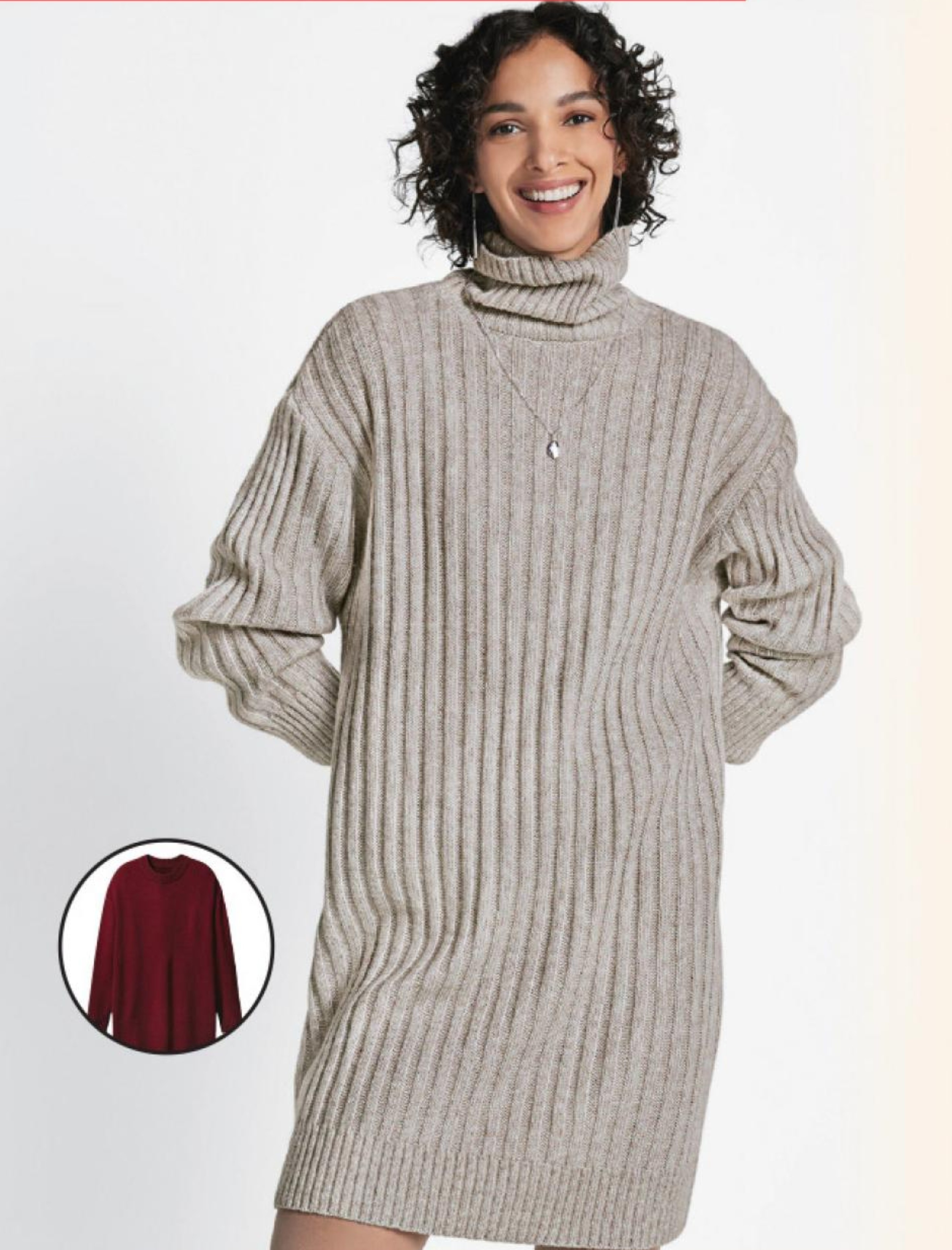 Ženska pletena obleka