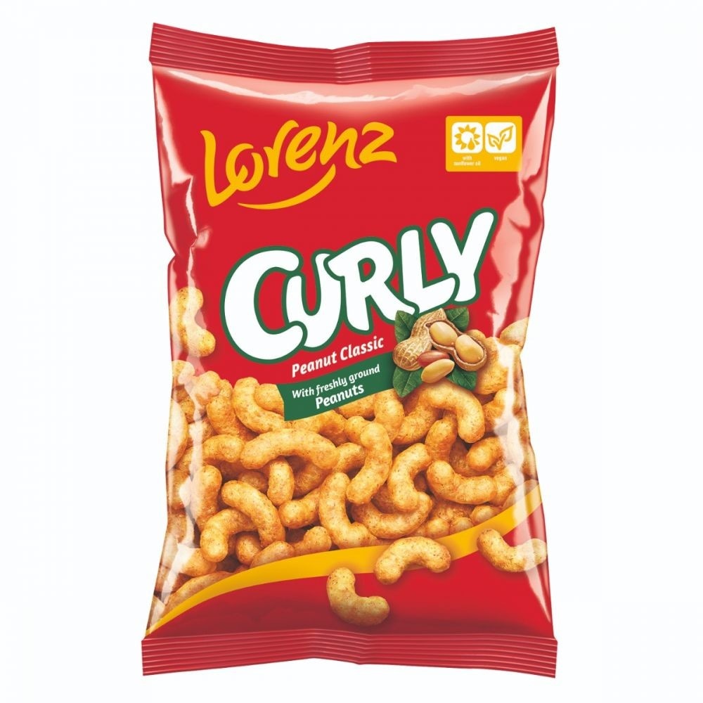 Koruzni flips z arašidi Curly 120 g - Akcija v trgovini E.Leclerc