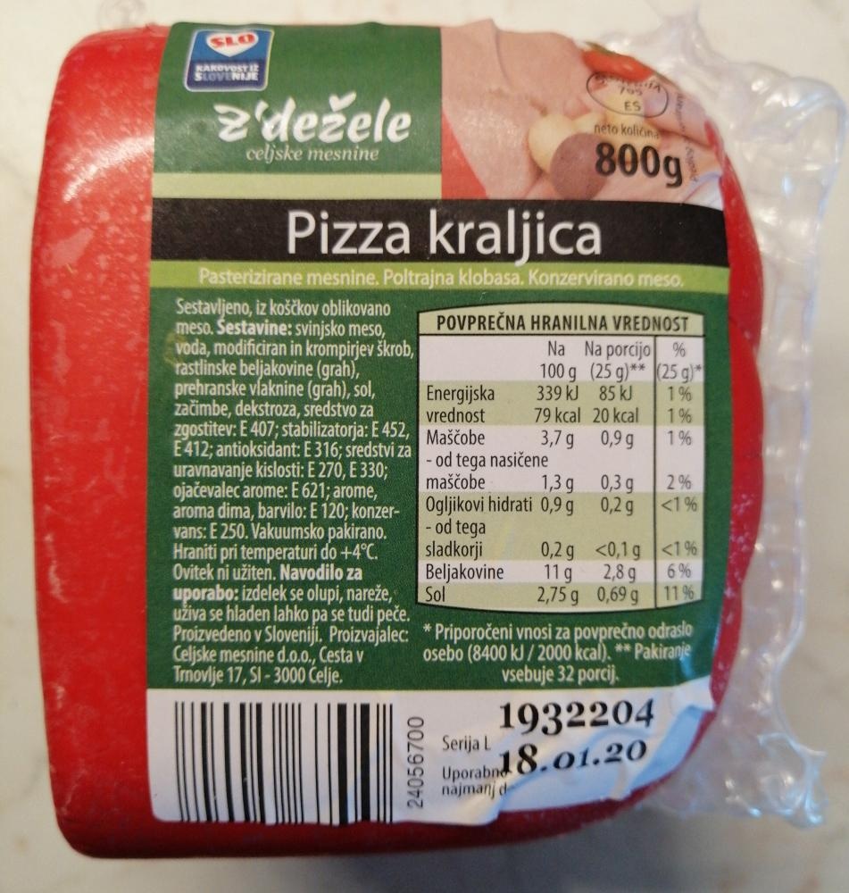 PIZZA KRALJICA Z'DEŽELE