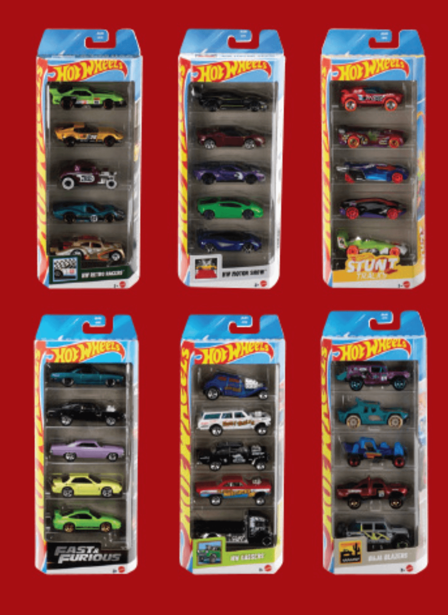 Hot Wheels Komplet avtomobilčkov 5-delni komplet