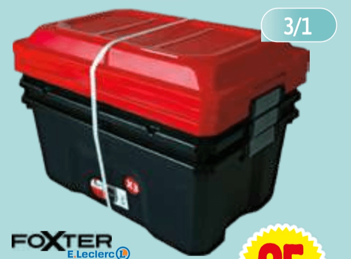 Foxter Set zabojov 3/1 - Akcija v trgovini E.Leclerc