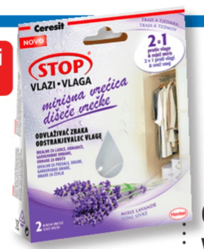 Dišavne vrečke za odstranjevanje vlage '2v1' 2 x 50 g