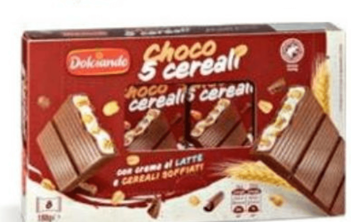 Čokoladne ploščice z mlečno kremo in žiti 8 kosov, 188 g