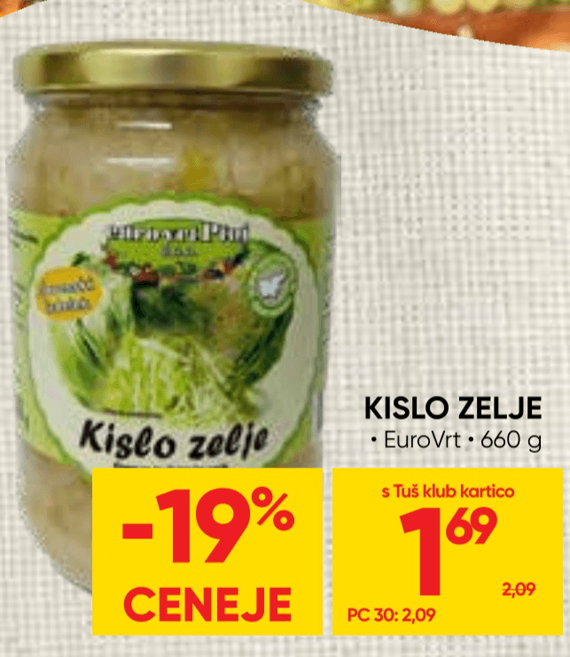Kislo zelje 660 g