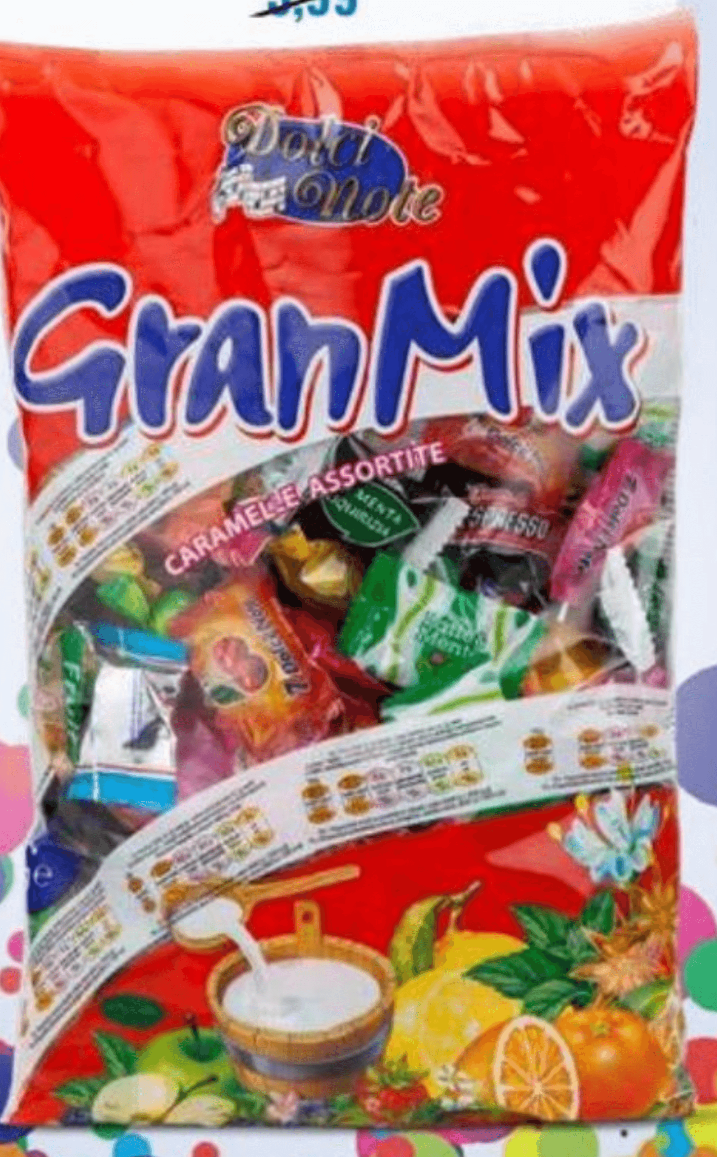 Dolci Note Mešani bonboni Gran Mix 1 kg - Akcija v trgovini Eurospin