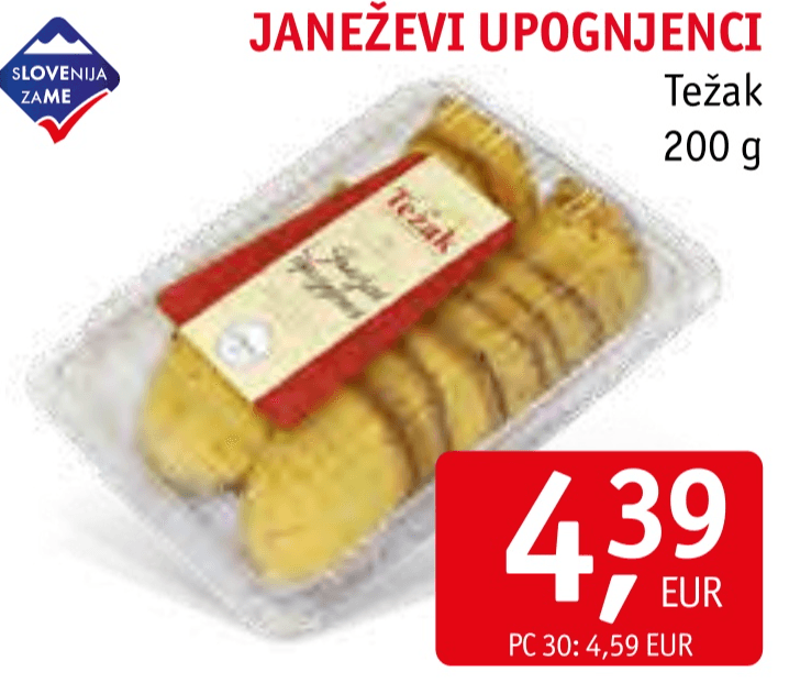 Janeževi upognjenci 200 g