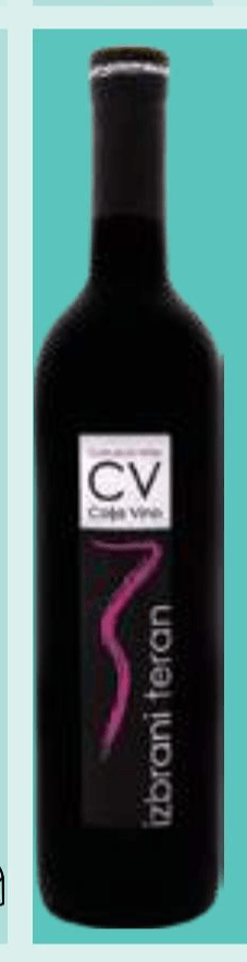 Izbrani Teran P.T.P. "Vinska klet Colja" 0,75 l