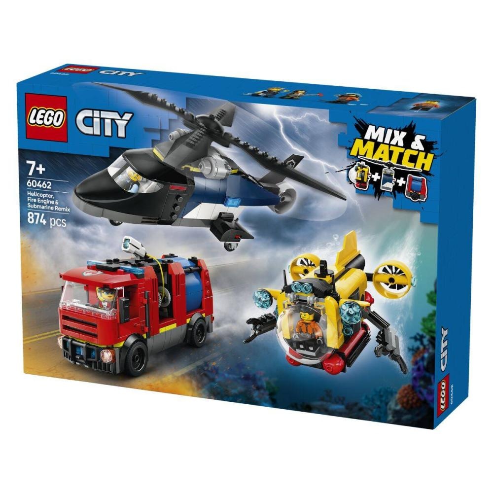 Lego City Helikopter, Gasilsko Vozilo in Podmornica - Akcija v trgovini Spar