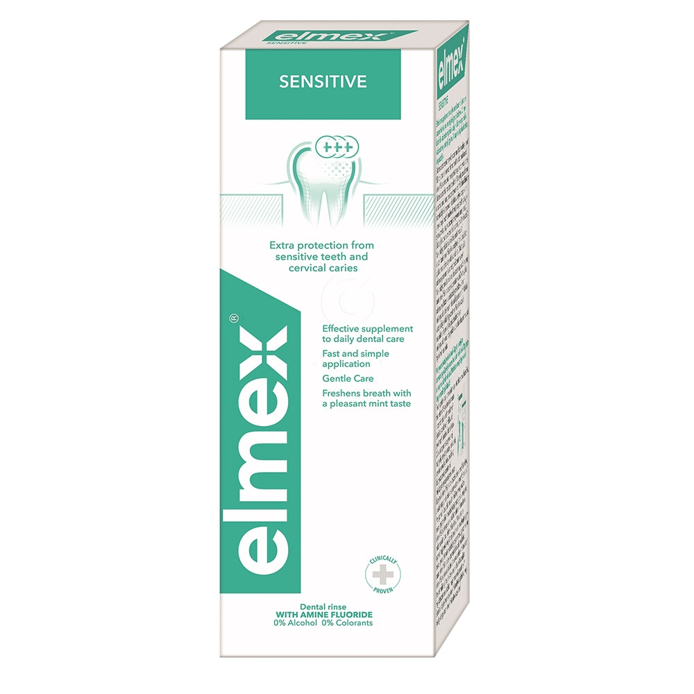 elmex Sensitive ustna voda 400 ml - Akcija v trgovini Dm