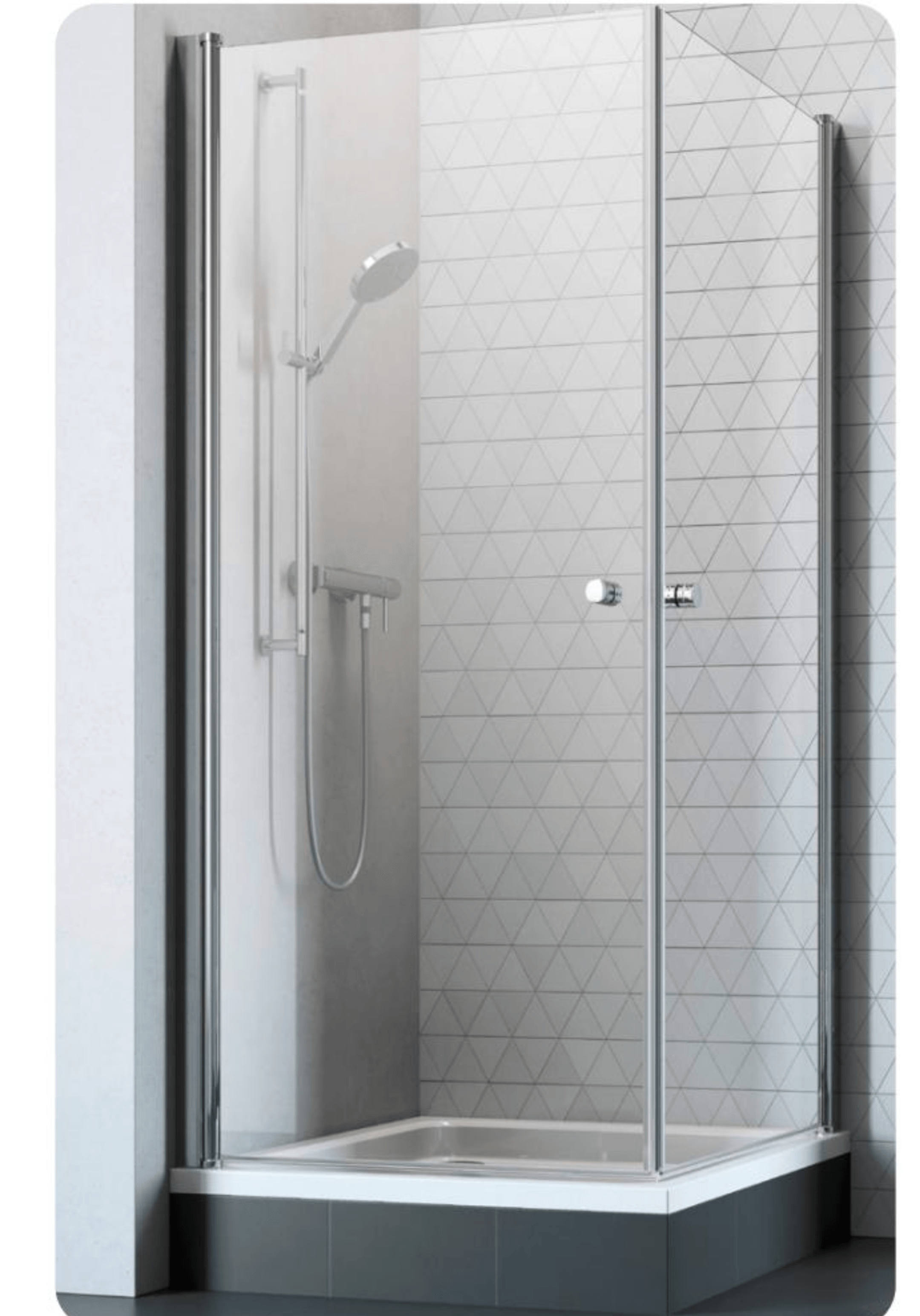 Kvadratna prŔna kabina 'Light' - Akcija v trgovini Bauhaus