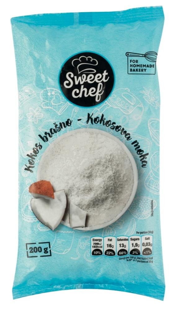 Kokosova moka Sweet Chef 200 g