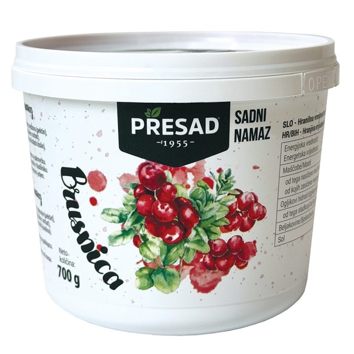 Sadni namaz Brusnica Presad 700 g