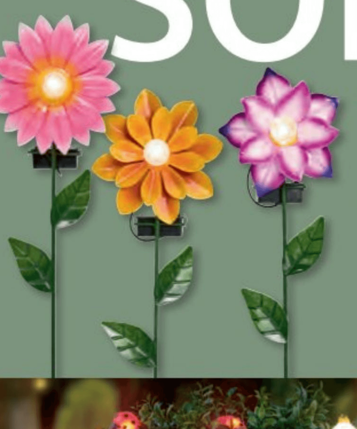 Solarna svetilka cvet marjetice - Akcija v trgovini NKD