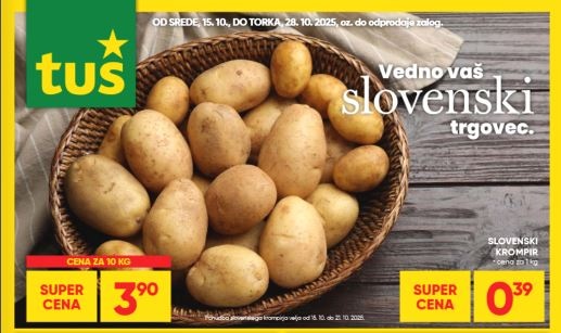 Tuš katalog Akcijska ponudba od 15.10. do 28.10.2025