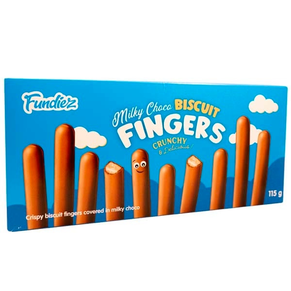Obliti keksi Fundiez Fingers 115 g