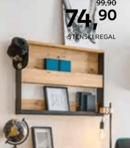 Stenski regal