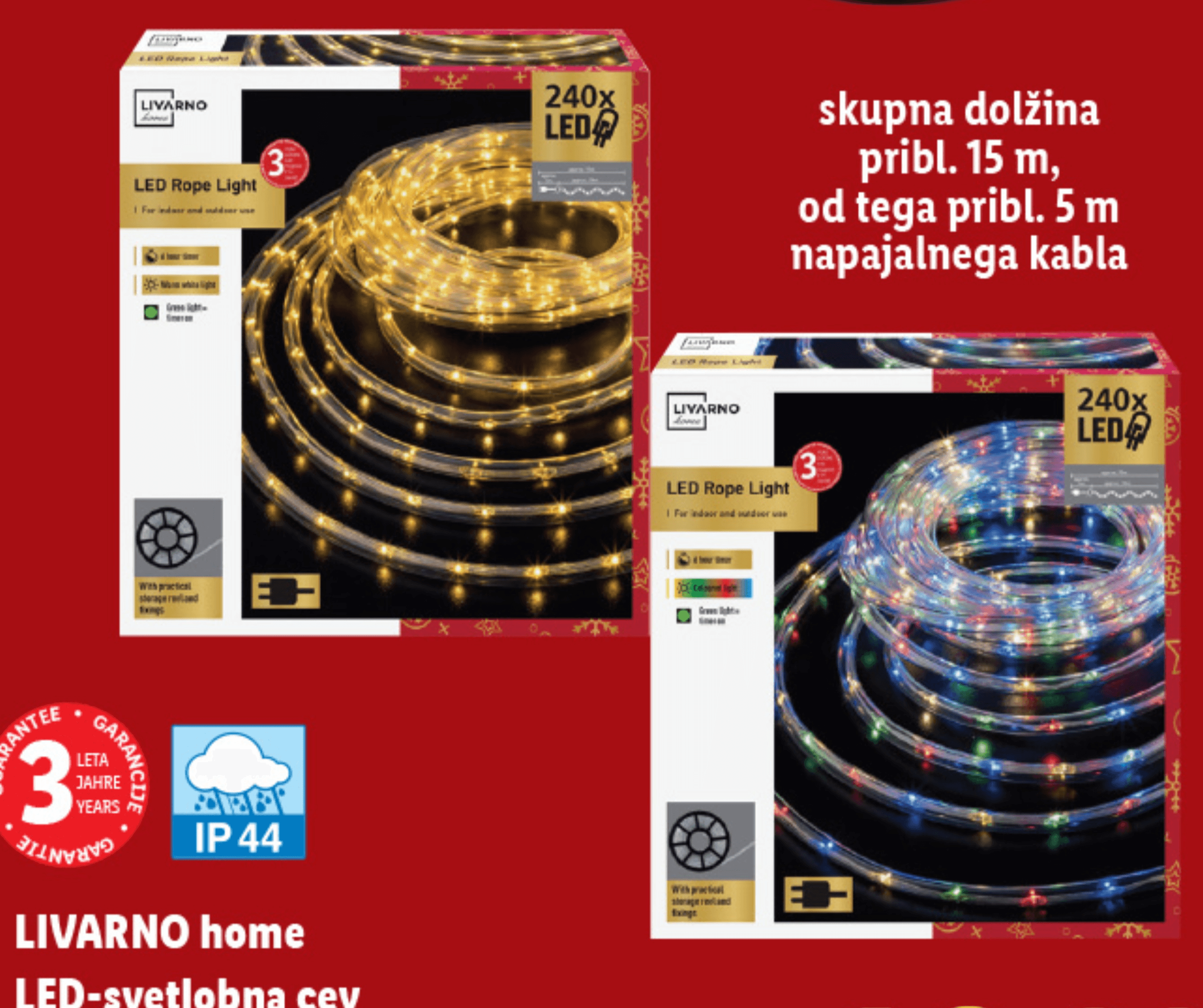 LIVARNO home LED-svetlobna cev LIVARNO home