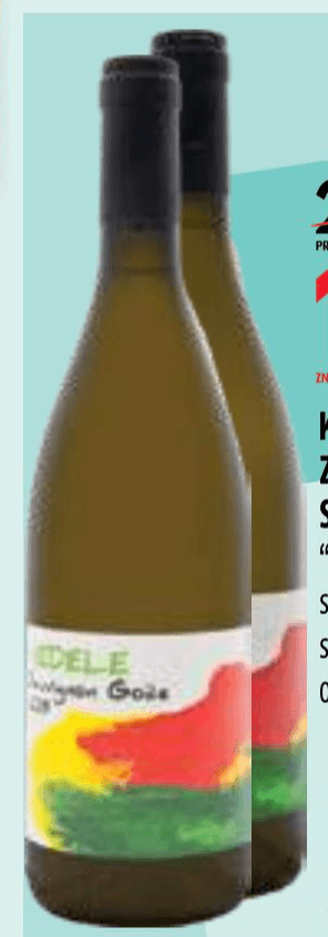 Kakovostno vino ZGP Malvazija ali Sauvignon 0,75 l