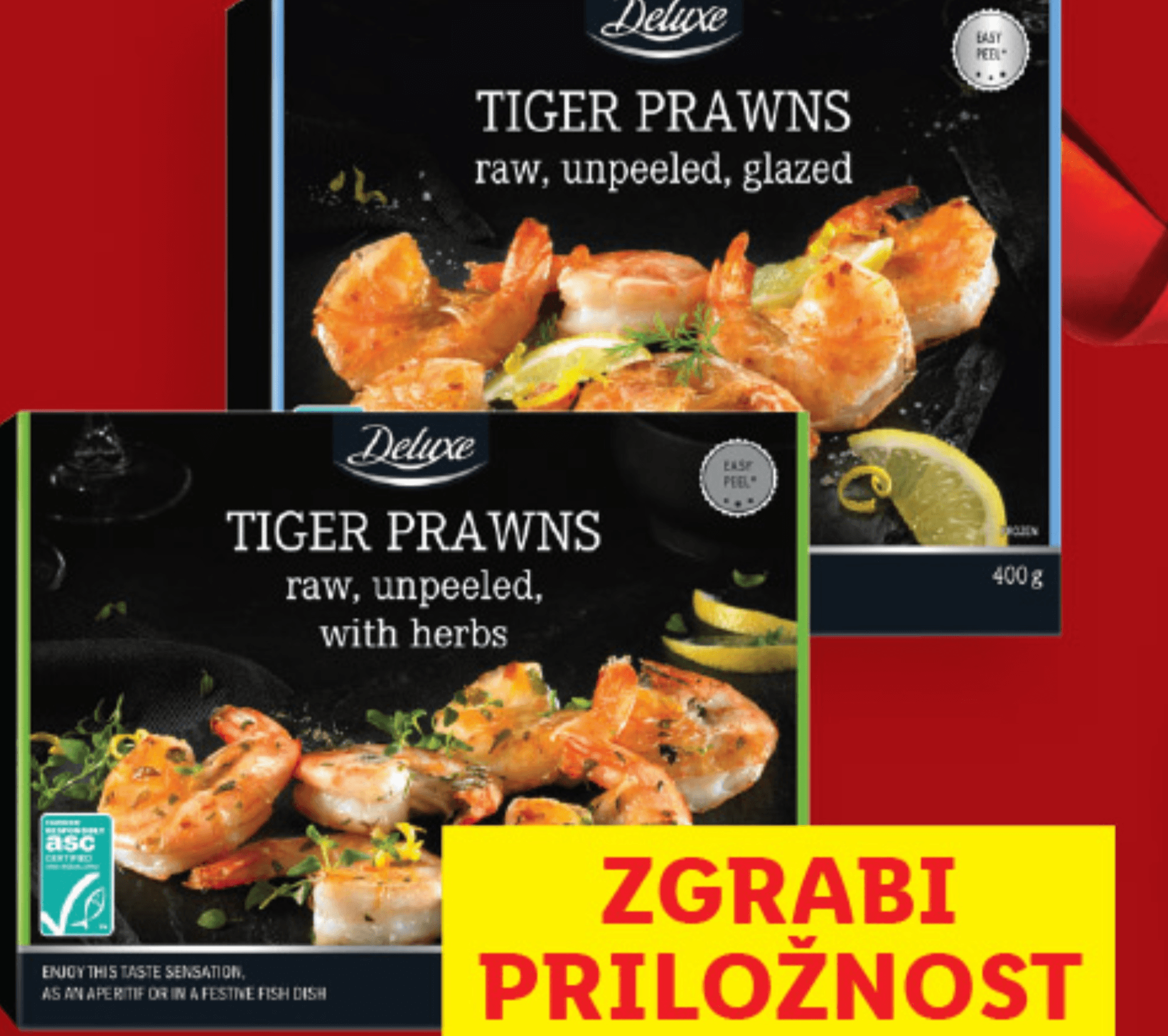 Deluxe Marinirane kozice 400 g