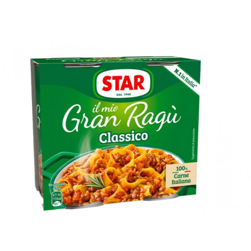 Mesni ragu Star 180 g ali 2 x 180 g, omaka Pesto alla Genovese, 190 g