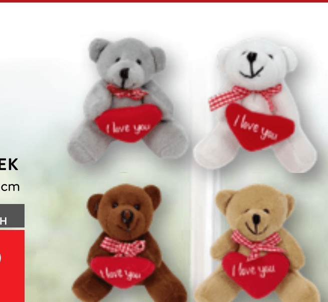 Plišasti medvedek - Akcija v trgovini Spar