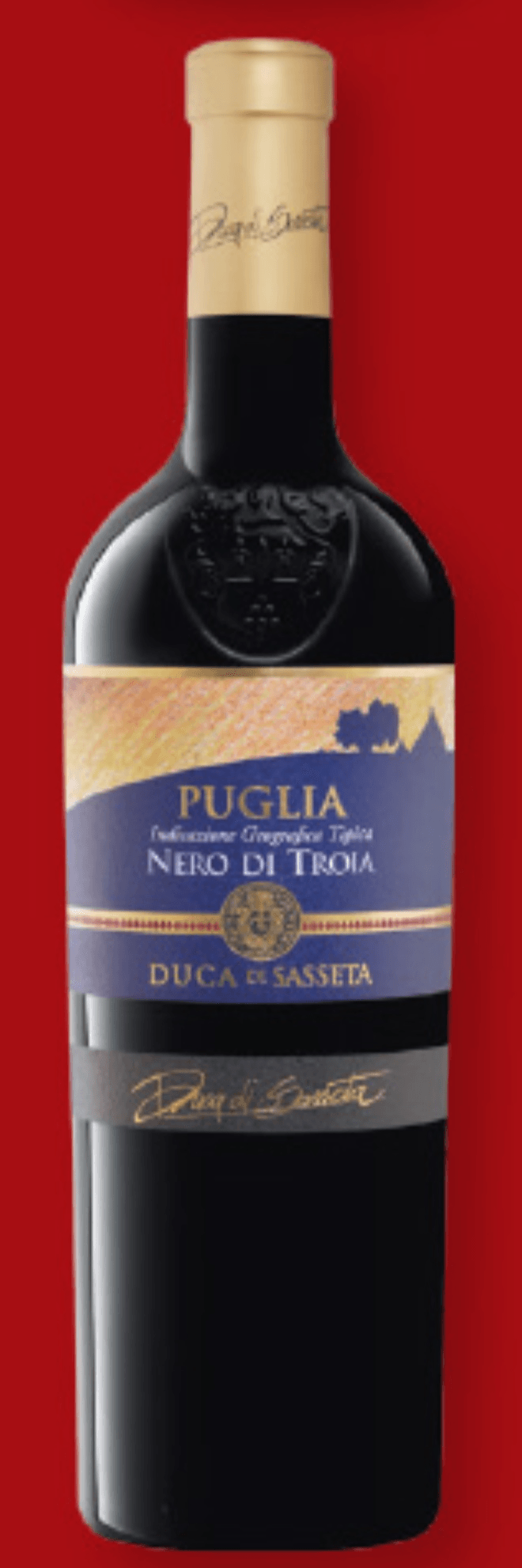 Duca di Sasseta Nero di Troia 0,75 L