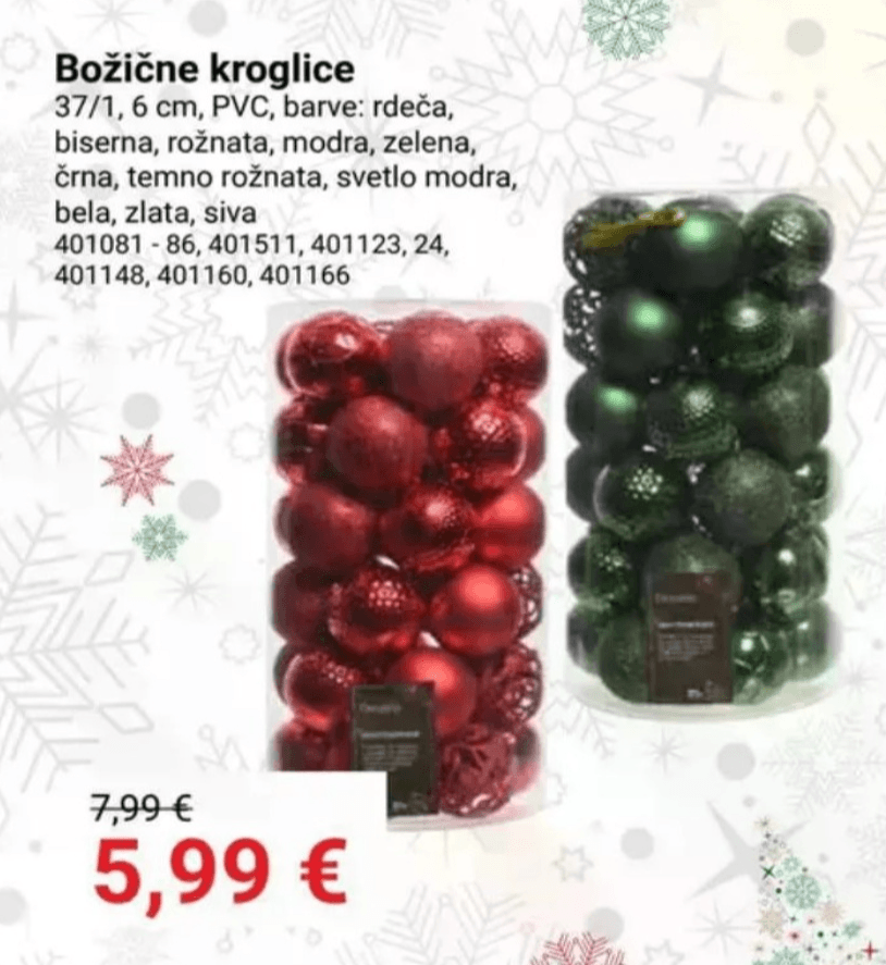 Božične kroglice 37/1